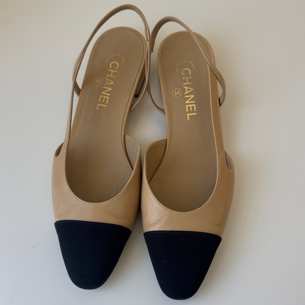 Chanel Slingback flats